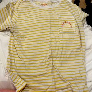 Cat & Jack, XL (14/16), white & yellow with flowers